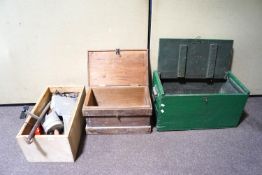 A quantity of tools and two tool boxes