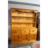 A yellow pine dresser