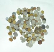 A group of assorted coinage,