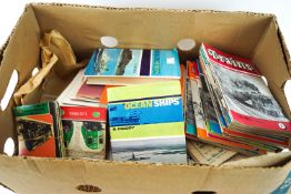 A group of Ocean Liner ephemera