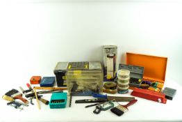 A collection of assorted tools,