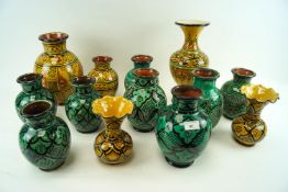 A group of assorted Moroccan pottery