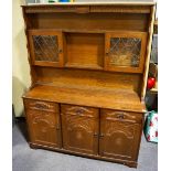 An oak dresser