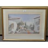 Harry Smith, Mediterranean Villas, watercolour,