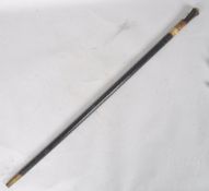 An early 20th century Indian sword stick,