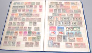Stamps : Hong Kong and straits settlements area QV onwards in very full stock book