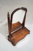 A Victorian mahogany dressing table mirror,