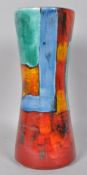 A Poole pottery gemstone hour glass vase,