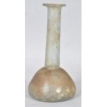 A Roman glass phial of mallet form,