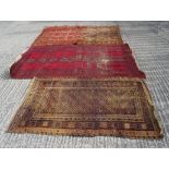 Three assorted rugs,