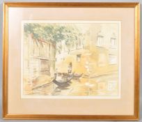 Roland Hill, Venetian scene watercolour, signed and inscribed lower left 25cm