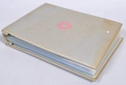 An album with the Official Commonwealth covers for Queens Silver Jubilee and three loose pages