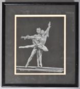 Rowland Hill, The Prince and the Sugar Plum Fairy, Ballet scene, pastel,