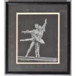 Rowland Hill, The Prince and the Sugar Plum Fairy, Ballet scene, pastel,