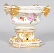 A Crown Derby pot-pourri vase,