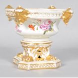 A Crown Derby pot-pourri vase,