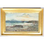 English school, 20th century, seascape oil on canvas