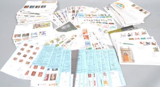 Stamps : Eighteen circulated raflet books