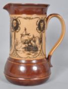 A Royal Doulton stoneware "Nelson and His Captains" jug