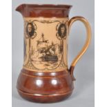 A Royal Doulton stoneware "Nelson and His Captains" jug