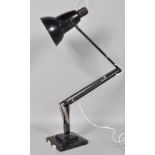 A Herbet Terry and Sons anglepoise lamp in black,
