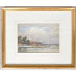 Thomas Lound, Norwich School, Passing Storm, Barton Broad, watercolour,