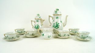A Herend part coffee service,