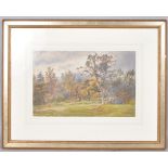 Sir Robert Collier, North Wales landscape, watercolour, mounted and framed,