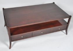 Baker Furniture - Barabara Barry collection - A contemporary American large mahogany two tier