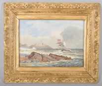 G Clayton, A Maritime watercolour, early 20th century,