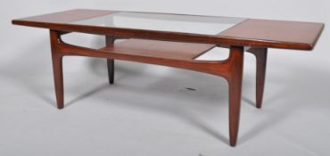 A G plan Fresco 1960s, teakwood coffee table, rectangular top,