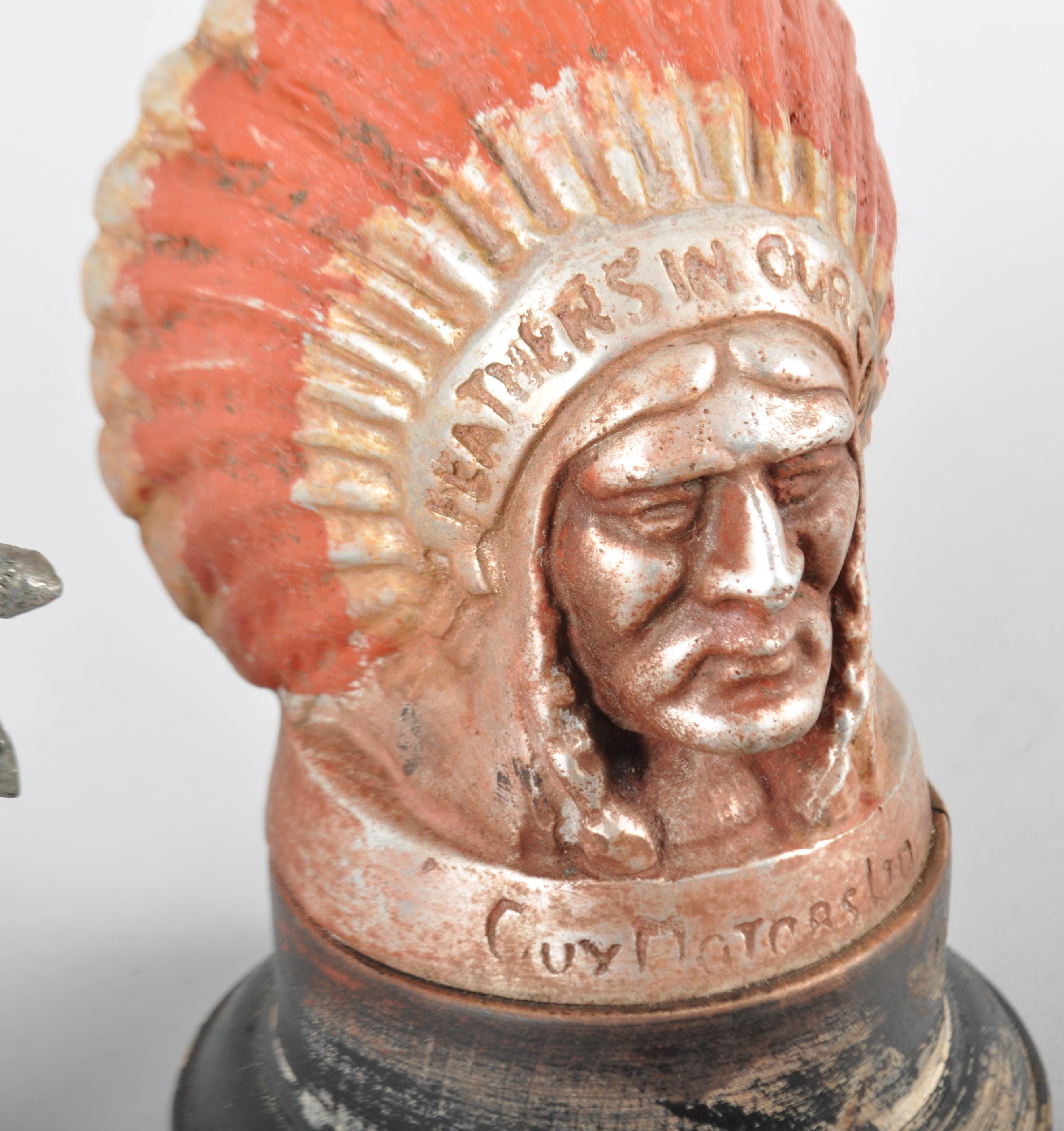 A lorry mascot, of an Indian Chief, labelled Guy Motors Ltd, a Banlett No 1 Spanner, - Image 3 of 3