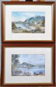 After J A Currie, two lithographs, Scottish Views,