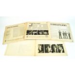 A collection of four 'the Beatles' records to include Meet the Beatles, With the Beatles,