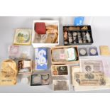 A collection of coinage, to include commemorative First Day examples from New Zealand 1967,