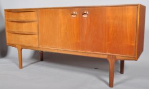 A 1960's McIntosh retro vintage teak wood sideboard/credenza with three drawers