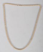 A gold rope chain 52cm 5gms