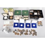A collection of proof coin sets and other coins including Malawi first coinage 1964, Zambia,