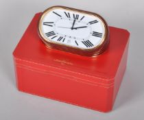 Cartier - Pendulette Concours - The Concours Clock - An original 1980's cartier desk clock