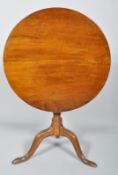 A George III swing top occasional table,