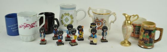 Robertson's Band figures and some tankards