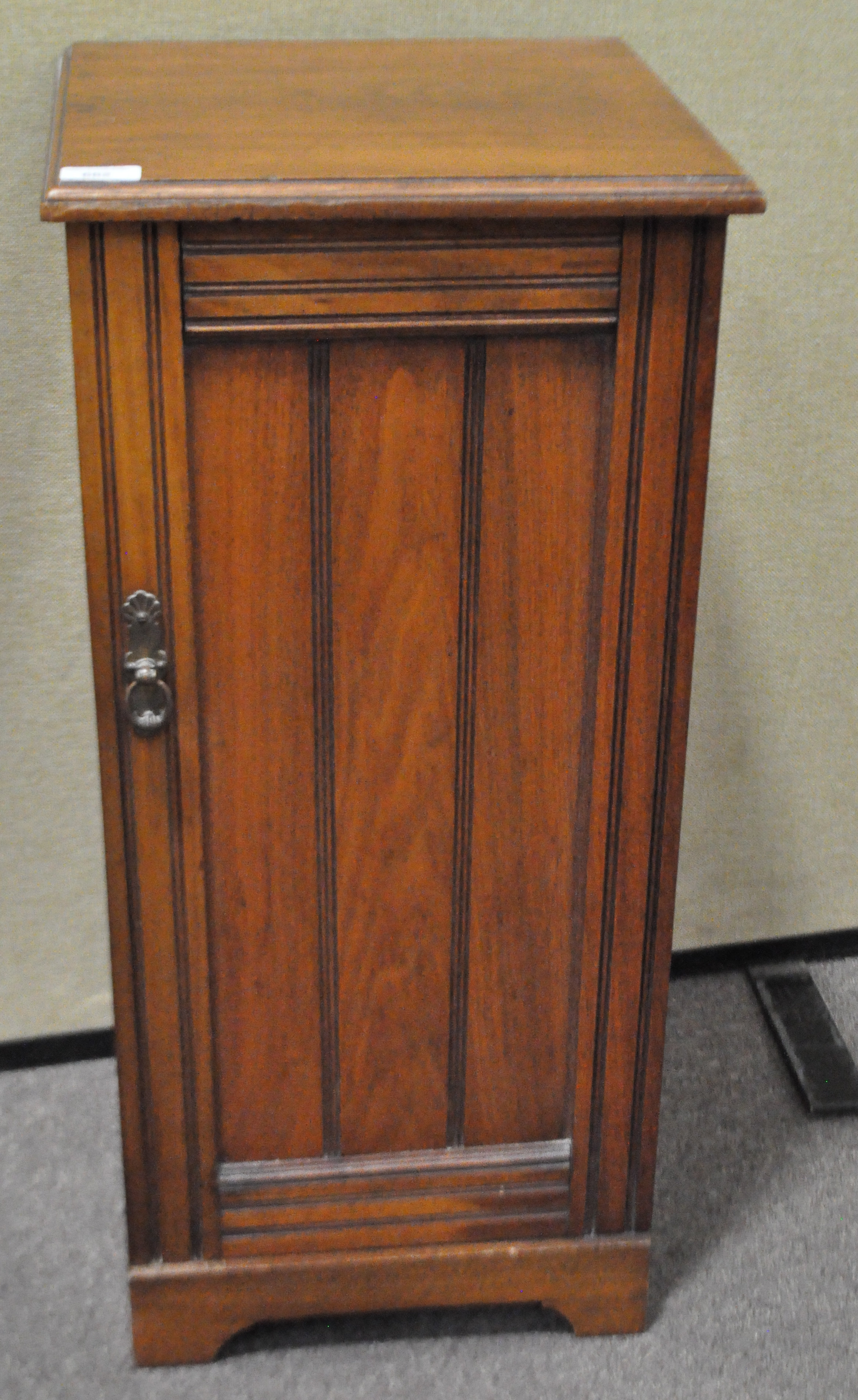 A mahogany pot cupboard