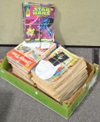 A collection of assorted comic books, to include Storvers, Beano,
