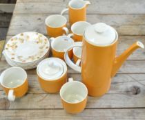 A vintage Doulton coffee set