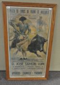 A Bull Fighting poster