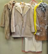 Two sheepskin coats,