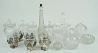 A quantity of drinking glasses and other glassware