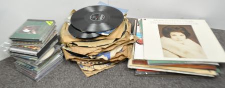 A selection of records and cds