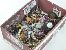 A collection of costume jewellery