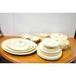 A Grays pottery sunbuff dinner service